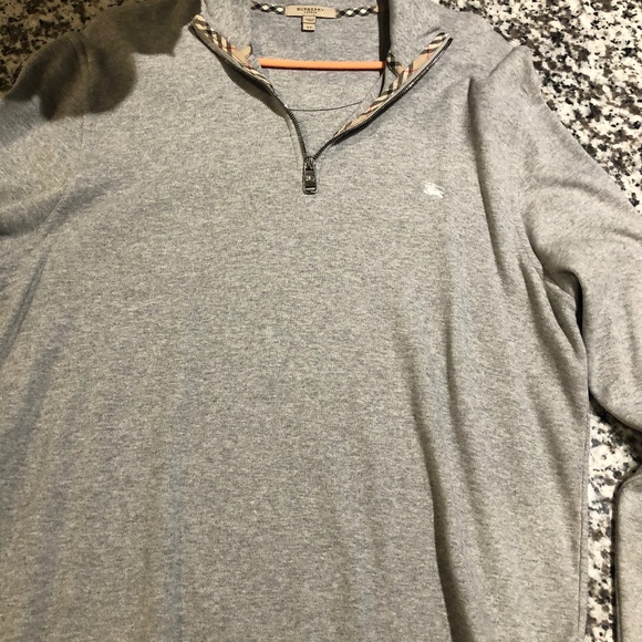 Burberry Men's Long Sleeve Zip Up - Picture 4 of 5